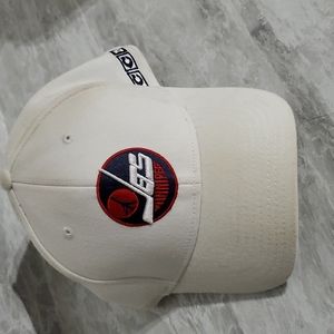 White Winnipeg Jets flex fit hat